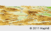 Physical Panoramic Map of Amasya