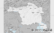 Gray 3D Map of Ankara