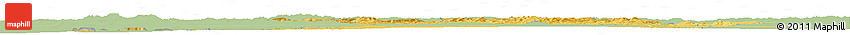 Savanna Style Horizon Map of Ankara, single color outside