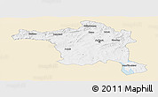 Classic Style Panoramic Map of Ankara, single color outside