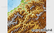 Physical Map of Artvin