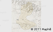 Shaded Relief 3D Map of Batman, lighten