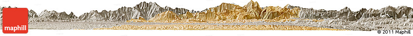 Satellite Horizon Map of Batman, semi-desaturated