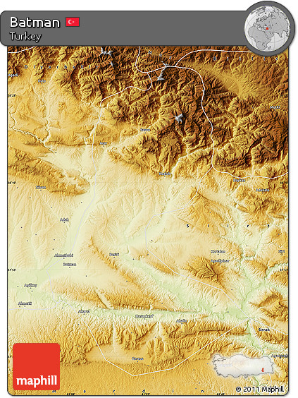 Physical Map of Batman