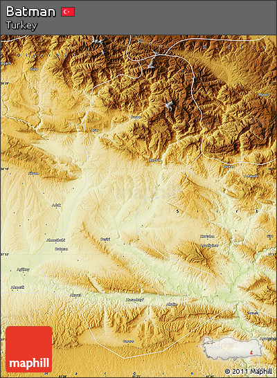 Physical Map of Batman