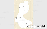 Classic Style Simple Map of Batman, single color outside