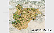 Satellite 3D Map of Bilecik, lighten