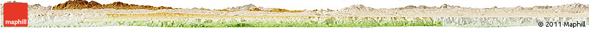 Physical Horizon Map of Bilecik, lighten