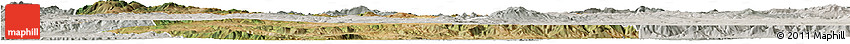 Satellite Horizon Map of Bilecik, lighten, semi-desaturated