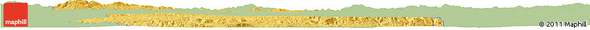 Savanna Style Horizon Map of Bilecik, single color outside
