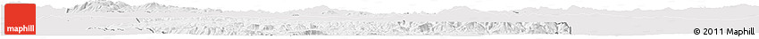 Silver Style Horizon Map of Bilecik, single color outside