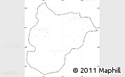 Blank Simple Map of Bilecik, cropped outside, no labels