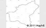 Blank Simple Map of Bitlis, cropped outside, no labels