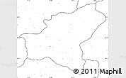 Blank Simple Map of Bitlis, no labels