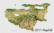 Satellite 3D Map of Bursa, cropped outside