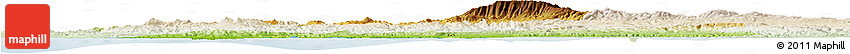 Physical Horizon Map of Bursa, lighten Physical Horizon Map of Bursa, lighten