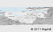 Gray Panoramic Map of Bursa