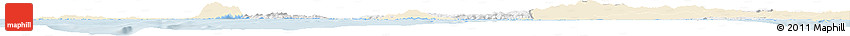 Classic Style Horizon Map of Canakkale, single color outside