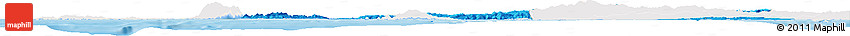 Political Horizon Map of Canakkale, single color outside