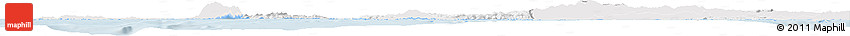 Silver Style Horizon Map of Canakkale, single color outside