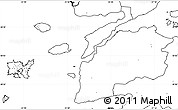 Blank Simple Map of Canakkale, no labels