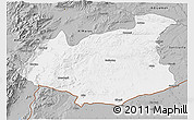 Gray 3D Map of Gaziantep