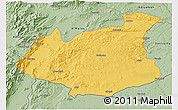 Savanna Style 3D Map of Gaziantep