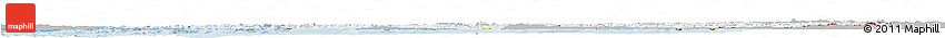 Gray Horizon Map of Turkey, single color outside