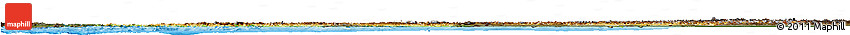 Physical Horizon Map of Turkey, darken, land only