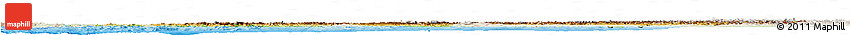 Physical Horizon Map of Turkey, lighten, land only