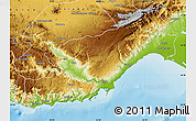 Physical Map of Icel