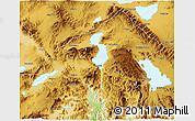 Physical 3D Map of Isparta