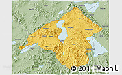 Savanna Style 3D Map of Isparta