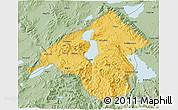 Savanna Style 3D Map of Isparta