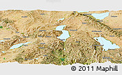 Satellite Panoramic Map of Isparta