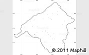 Blank Simple Map of Isparta, cropped outside, no labels
