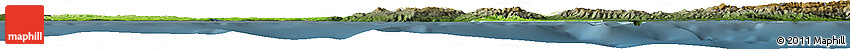 Physical Horizon Map of Istanbul, darken