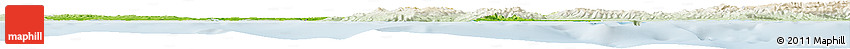 Physical Horizon Map of Istanbul, lighten