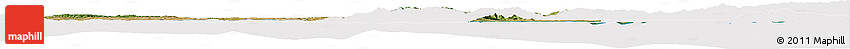 Satellite Horizon Map of Istanbul, cropped outside
