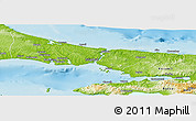 Physical Panoramic Map of Istanbul