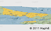 Savanna Style Panoramic Map of Istanbul