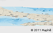 Shaded Relief Panoramic Map of Istanbul