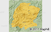 Savanna Style 3D Map of K. Maras