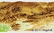 Physical Panoramic Map of K. Maras