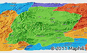 Political Panoramic Map of K. Maras
