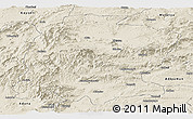 Shaded Relief Panoramic Map of K. Maras