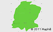 Political Simple Map of K. Maras, single color outside