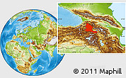 Physical Location Map of Kars