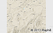 Shaded Relief Map of Kayseri