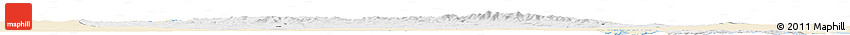 Classic Style Horizon Map of Kirklareli, single color outside
